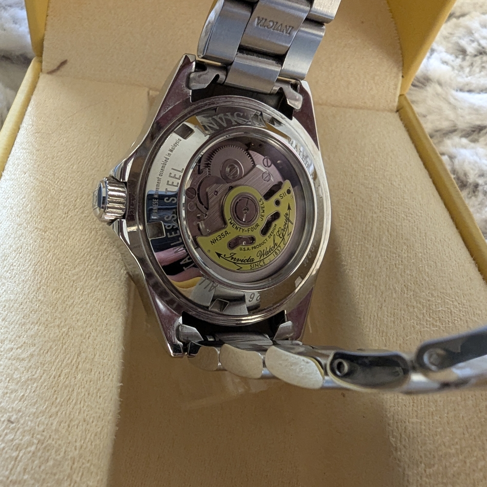 Invicta Silver and Black Men's Watch - Picture 10 of 12
